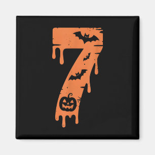 7 Nummer Meme 67 Zes Zeven Halloween Magneet