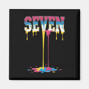 7 Nummer Zeven Team Sporten Ijs Drip 67 (2 Si Magneet