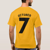 7 oktober t-shirt (Achterkant)