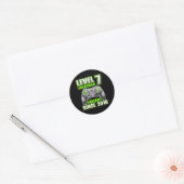 7 Ontgrendeld Geweldige 2016 Video Game 7th Birthd Ronde Sticker (Envelop)