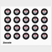 7 Panda 7e B-dag Ronde Sticker (Vel)