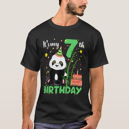 7 Panda 7e Panda T-shirt (Voorkant)