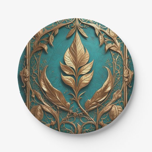 7" Papieren Bord Rond (Voorkant)