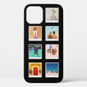 7 Photo Template Zwart Case-Mate iPhone Case (Achterkant)