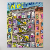 7 PM NYC Gratitude-Poster Poster (Voorkant)