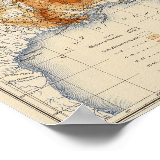 7 Populatie 1840 Poster (Hoek)