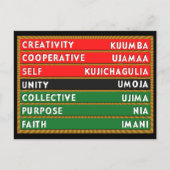 7 principes briefkaart (Voorkant)