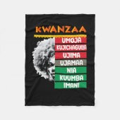 7 principes van Kwanzaa4 Fleece Deken (Voorkant)