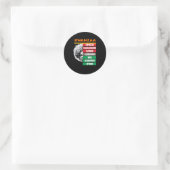 7 principes van Kwanzaa4 Ronde Sticker (Tas)