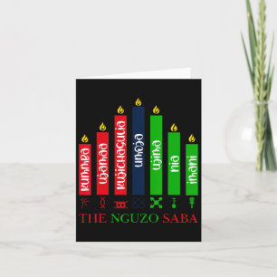 7 Principes van Kwanzaa Kaart
