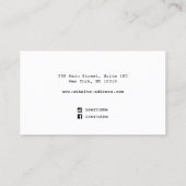 7 Rainbow Chakra Energy Healer Yoga Visitekaartje (Achterkant)