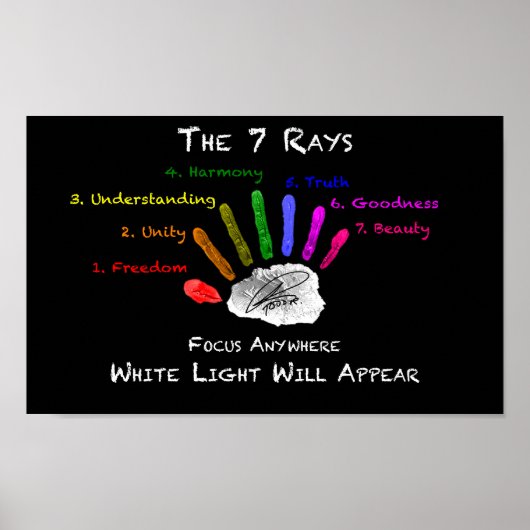 7 Rays Poster (Voorkant)