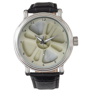 7"Reel-aan-Reel w/Numbers Horloge