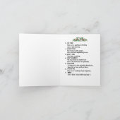 7 Regels van het leven, aanmoediging en ondersteun Kaart (Binnen)