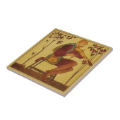 #7 Repro Copeland Medieval Minstrels Music Thema Tegeltje (Zijkant)