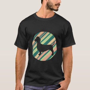 7 Retro Vintage Teckel Hondenras Silhouet T-shirt