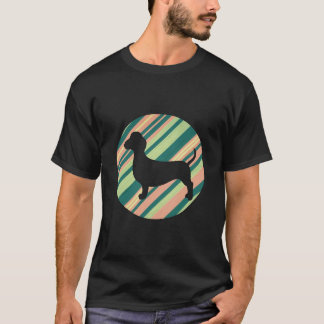 7 Retro Vintage Teckel Hondenras Silhouet T-shirt