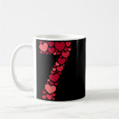 7 Romantic 67 Heart Pattern Valentine Love Trend 6 Koffiemok (Links)