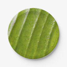 7"Rond Document Bord met Zuiver Bananenblad