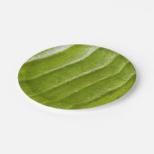 7"Rond Document Bord met Zuiver Bananenblad (Gekanteld)