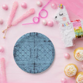 7" Rond Papier Bord Rustieke Tin Panel Plafondtell (Feest)