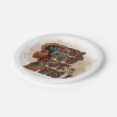 7" Ronde papieren Bord – Meisje, je hebt dit! (Gekanteld)