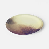 7" Ronde Papieren Bordjes Zonsopgang Pad Looproute (Gekanteld)