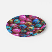 7" Round Paper Plate Papieren Bordje (Gekanteld)