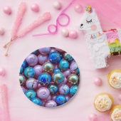 7" Round Paper Plate Papieren Bordje (Feest)