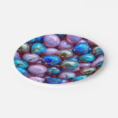 7" Round Paper Plate Papieren Bordje (Gekanteld)