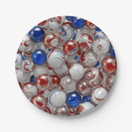 7" Round Paper Plate Papieren Bordje