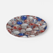 7" Round Paper Plate Papieren Bordje (Gekanteld)