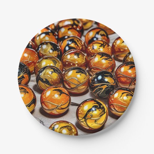 7" Round Paper Plate Papieren Bordje (Voorkant)