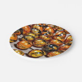 7" Round Paper Plate Papieren Bordje (Gekanteld)