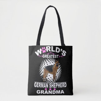 7 's Werelds grootste Duitse herder oma Tote Bag
