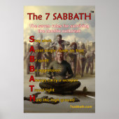 7 SABBTH Zombie Survival Poster (Voorkant)
