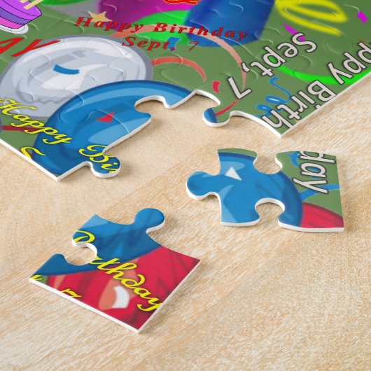 7 september Jigzaag Puzzle Legpuzzel (Zijkant)