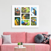 7 Sjabloon Foto installagram Familie Memories Canvas Afdruk (Insitu (Woonkamer))