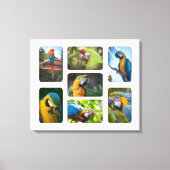 7 Sjabloon Foto installagram Familie Memories Canvas Afdruk (Voorkant)