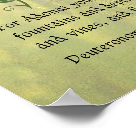 7 Soort Israëlische Bijbelschilderkunst Poster (Hoek)