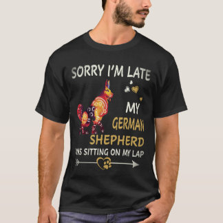 7 Sorry dat ik laat ben Mijn Duitse herder zat op T-shirt