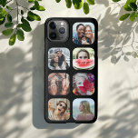 7 Square Photo Collage Black Sjabloon iPhone Case 11Pro Max Hoesje<br><div class="desc">Dit is een coole 7 fotomalplaatje dat uit vierkante opening met rond gemaakte randen voor u bestaat om uw favoriete (insta) foto's gemakkelijk te schikken.</div>