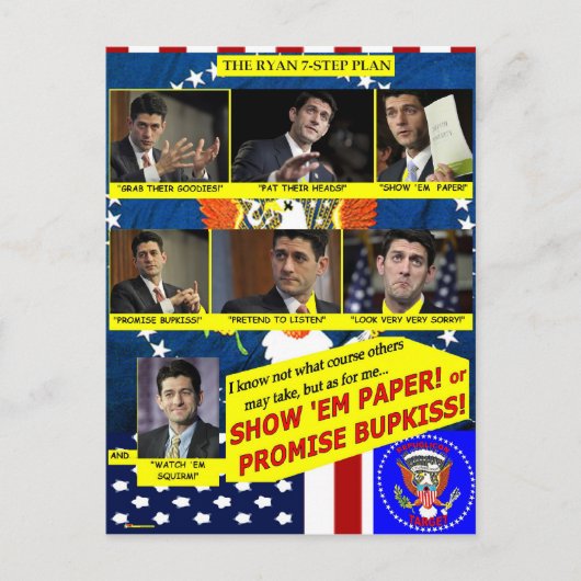 7 STAPPEN - Briefkaart (Voorkant)