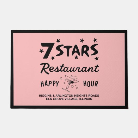 7 sterrenrestaurant, Elk Grove Village, IL Deurmat (Voorkant)