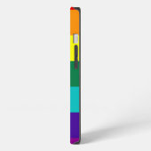 7 Strepen Regenboog Pride iPhone Hoesje (Linkerkant)