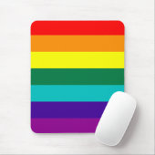 7-Stripe regenboogvlag Muismat (Met muis)