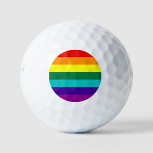 7 Stripes Rainbow Gay Pride Flag Golfballen