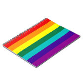 7 Stripes Rainbow Gay Pride Flag Notitieboek (Linkerzijde)