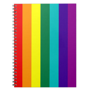 7 Stripes Rainbow Gay Pride Flag Notitieboek