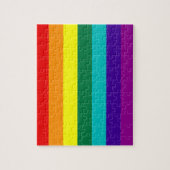 7 Stripes Rainbow Gay Pride Flag Puzzle Legpuzzel (Verticaal)